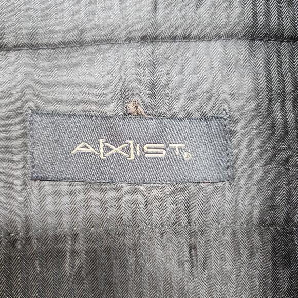 Axist Men 34x29 Brown Check Flat Front Dress Pants Straight Leg Career Office - Picture 11 of 13